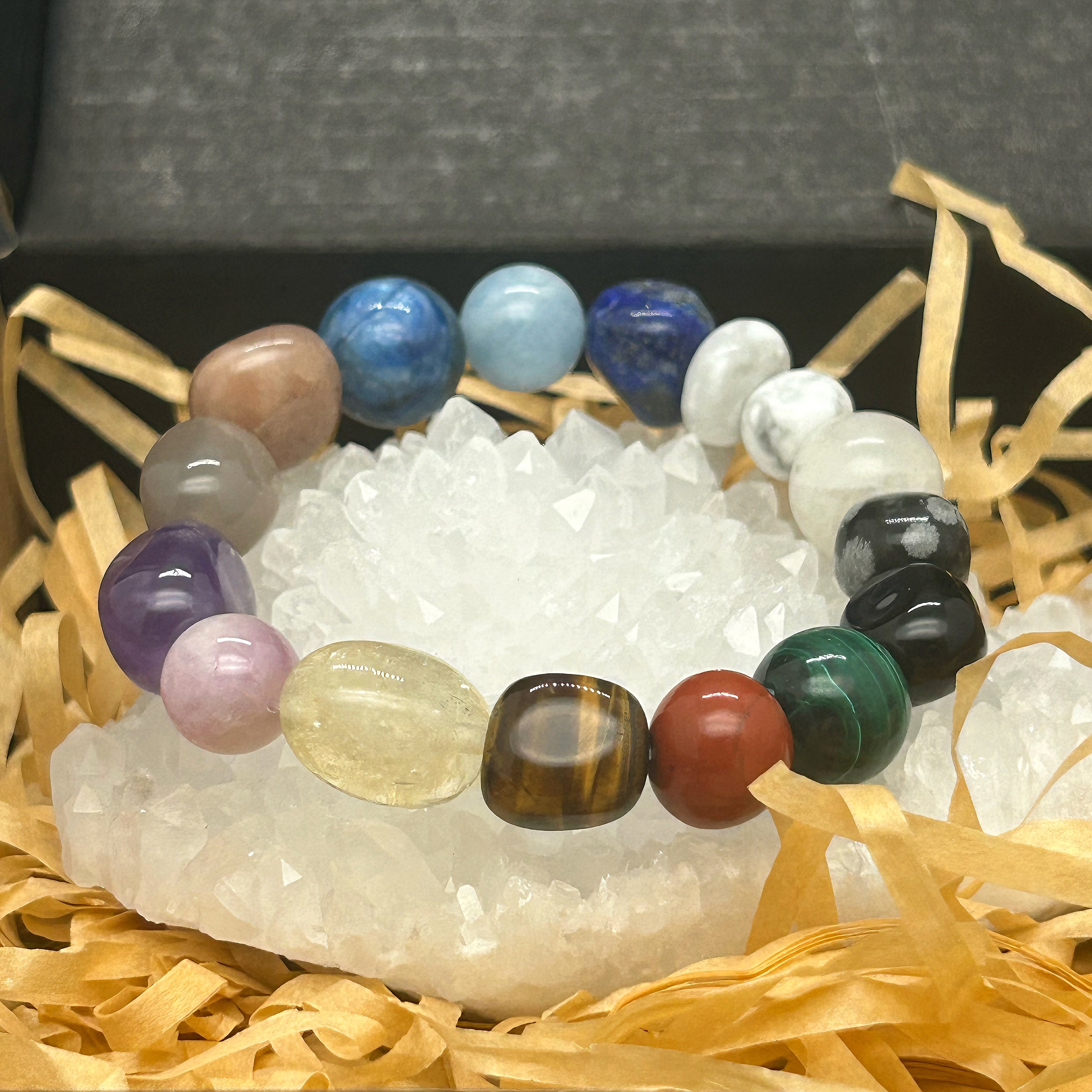 Vogue Custom Multi-Gemstone Chakra Harmony Bracelet 2