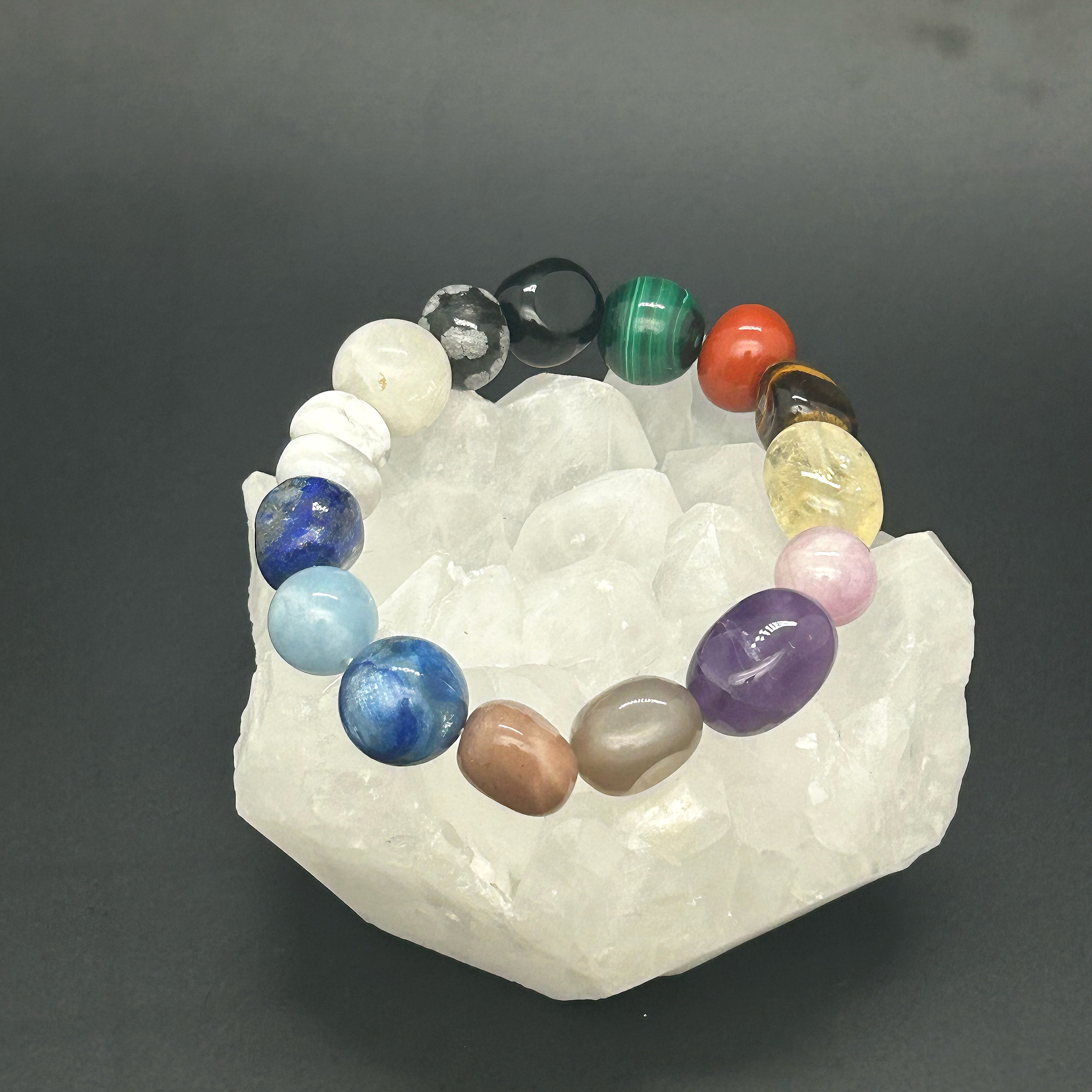 Vogue Custom Multi-Gemstone Chakra Harmony Bracelet 4
