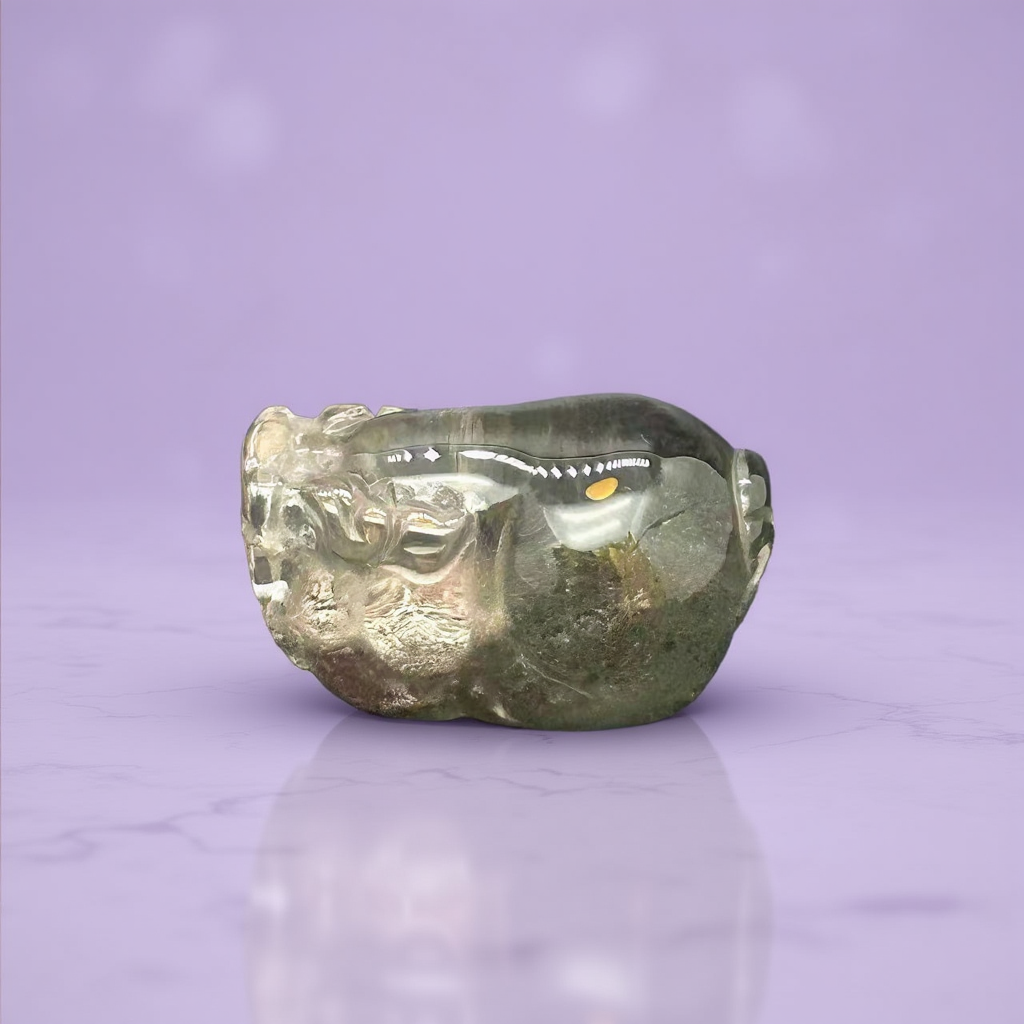 Collector-Grade Garden Quartz Pi Xiu Fortune Keeper-D