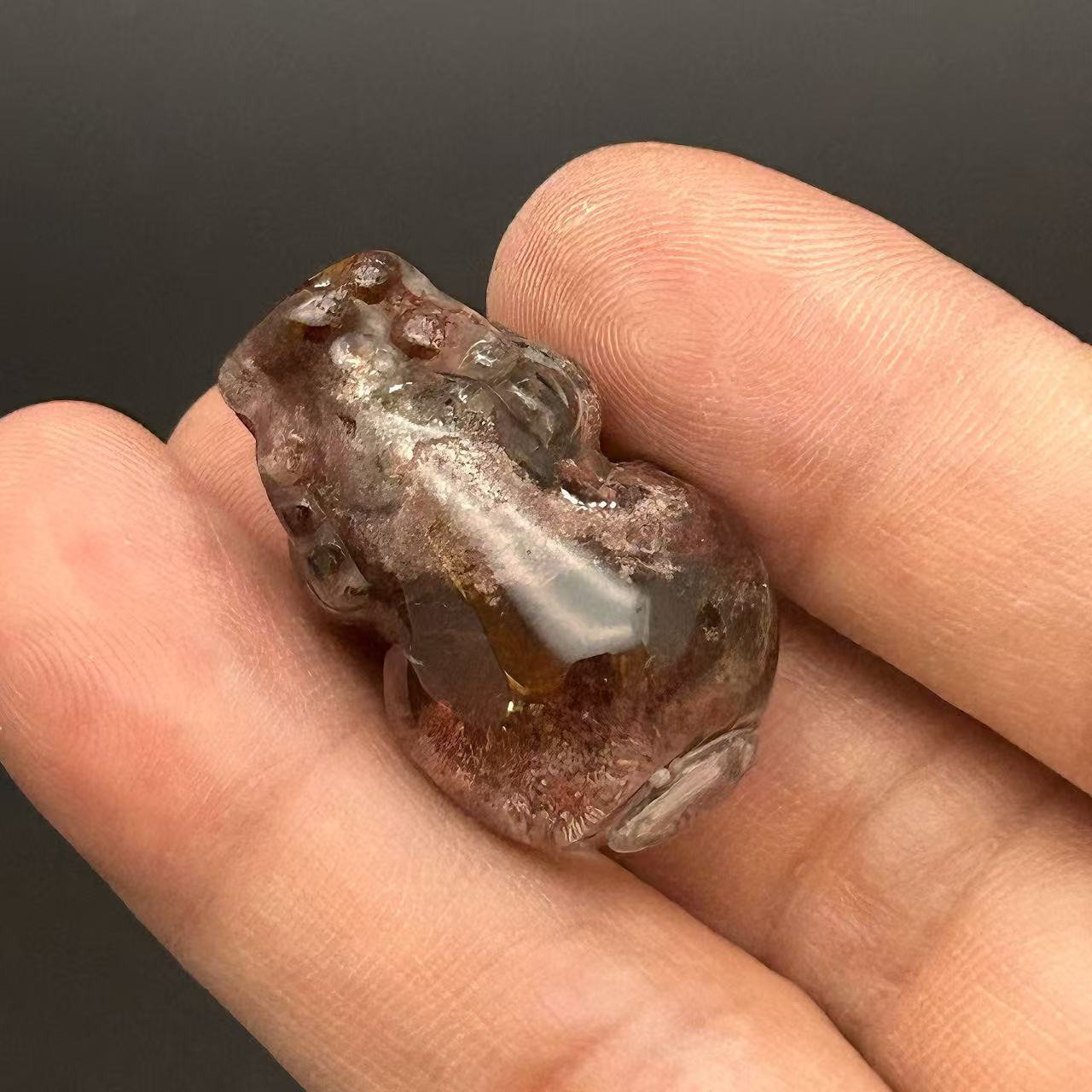 Collector-Grade Garden Quartz Pi Xiu Fortune Keeper-F 4