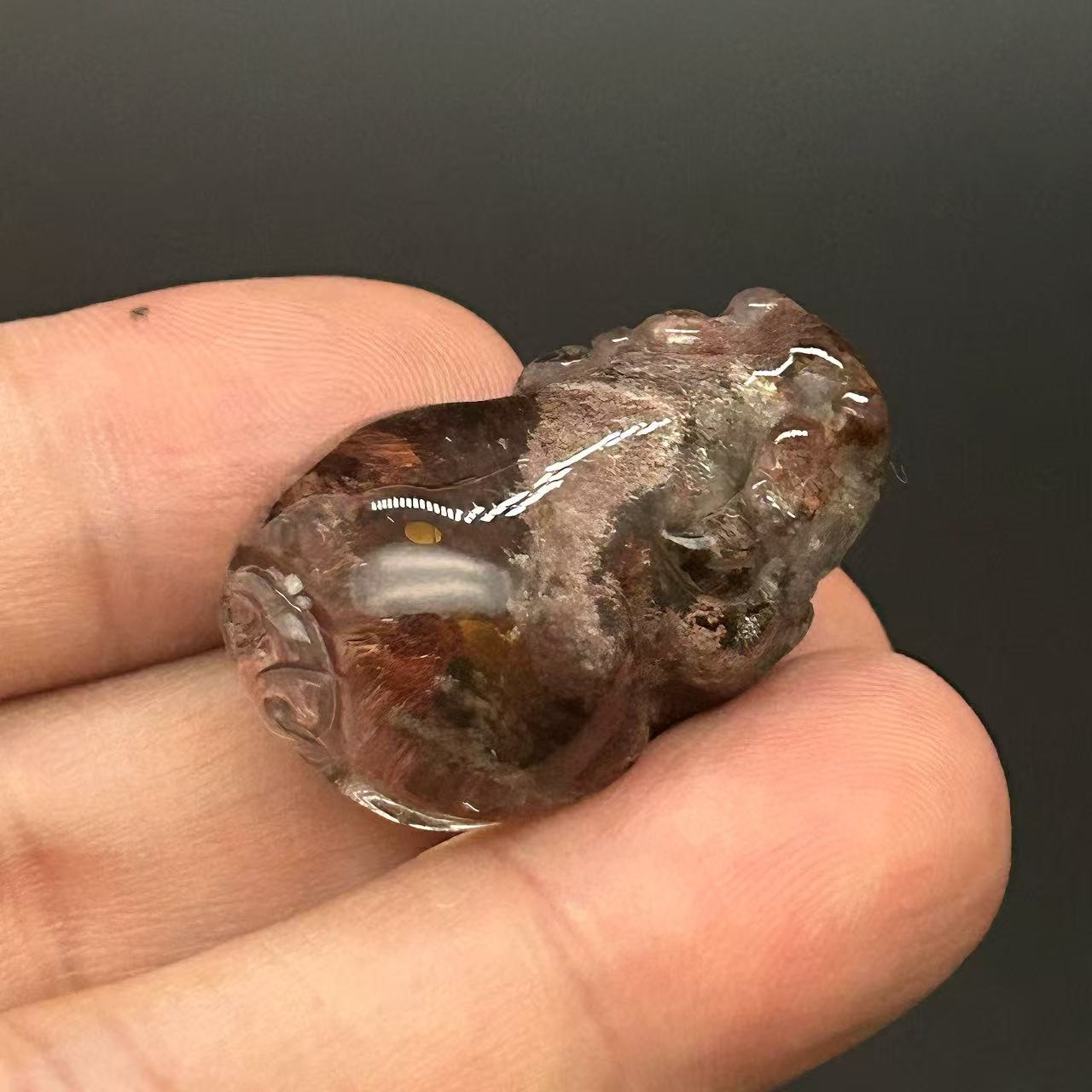 Collector-Grade Garden Quartz Pi Xiu Fortune Keeper-F 5