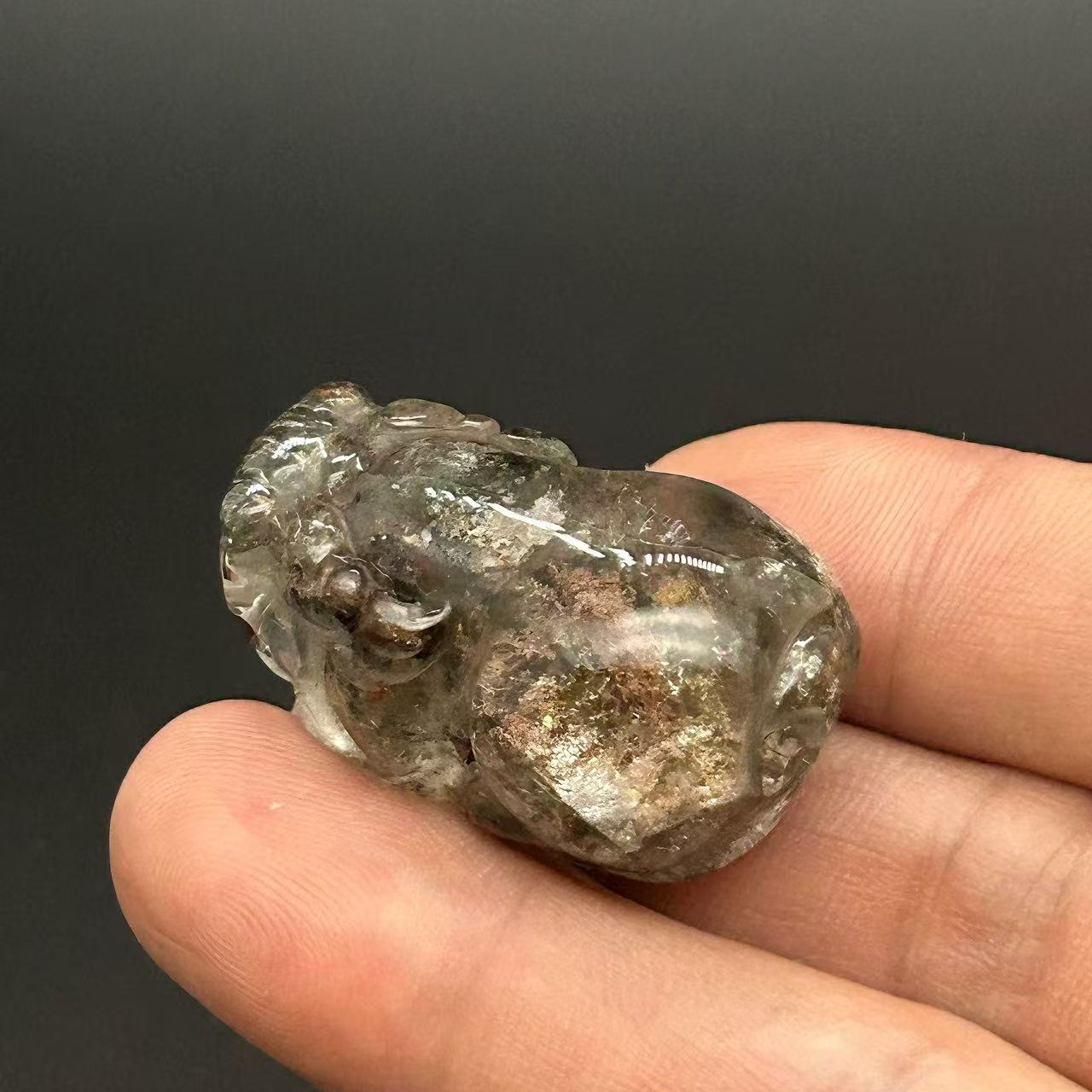 Collector-Grade Garden Quartz Pi Xiu Fortune Keeper-K 5