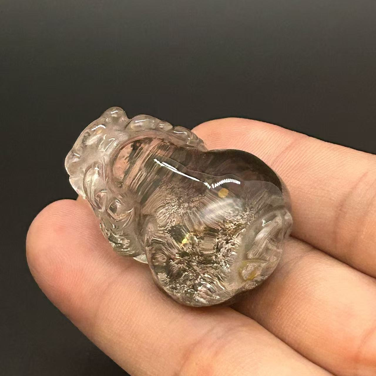 收藏級景觀水晶貔貅擺件-O 4