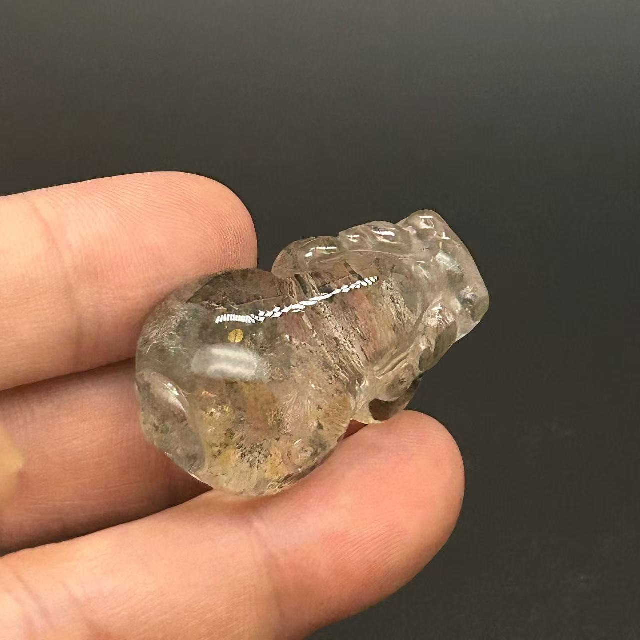 收藏級景觀水晶貔貅擺件-P 5